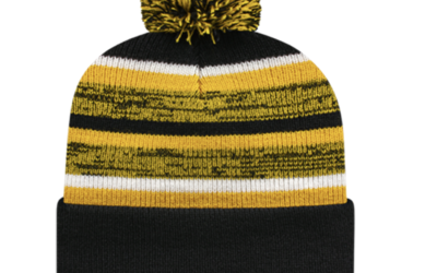 Fleece Lined Knit Cap with Cuff (and POM if you like?)