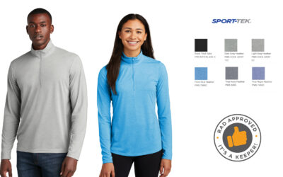 Sport-Tek Posicharge Tri-Blend Wicking 1/4 zip