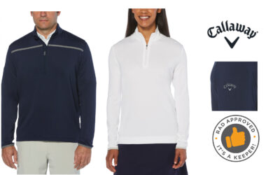 Callaway 1/4 zip Mock Pullover