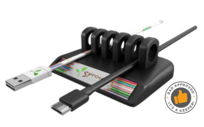 Loops Desktop Cord Organizer